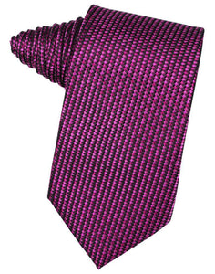 Cardi Self Tie Fuchsia Venetian Necktie