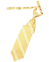 Cardi Pre-Tied Harvest Maize Venetian Stripe Necktie