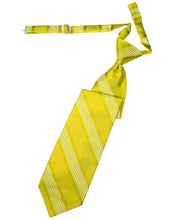 Cardi Pre-Tied Lemon Venetian Stripe Necktie