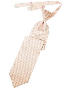 Cardi Peach Venetian Kids Necktie