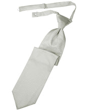 Cardi Pre-Tied Platinum Venetian Necktie