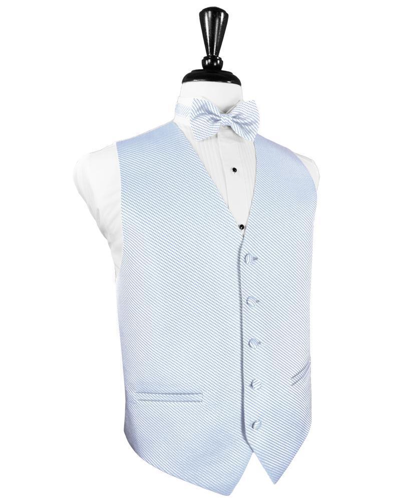 Cardi Powder Blue Venetian Tuxedo Vest