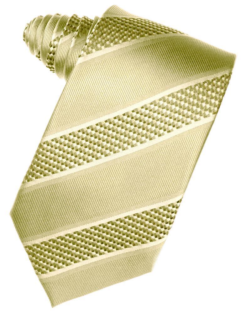 Cardi Self Tie Honey Mint Venetian Stripe Necktie