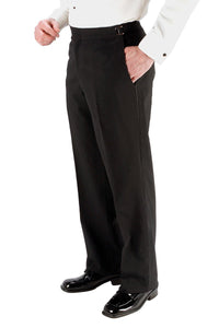 Cardi "Anthony" Black Vitale Barberis Italian Wool Tuxedo Pants