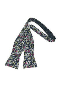 Cardi Self Tie Navy Enchantment Bow Tie