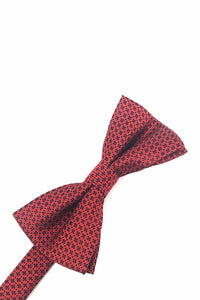 Cardi Pre-Tied Red Regal Bow Tie
