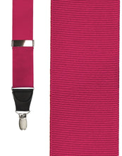 Cardi Fuchsia Grosgraine Suspenders