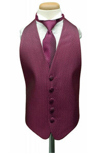 Cardi Fuchsia Venetian Kids Tuxedo Vest