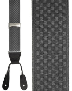 Cardi "Grey Checkers" Suspenders