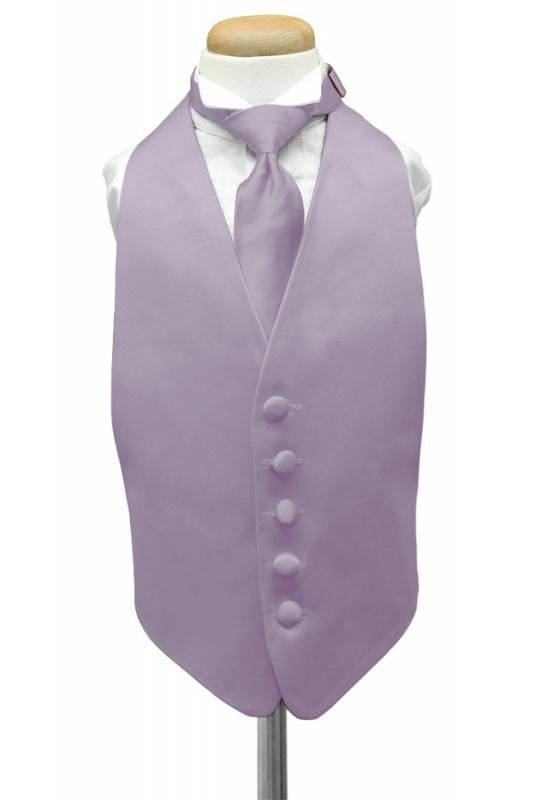 Cardi Heather Luxury Satin Kids Tuxedo Vest