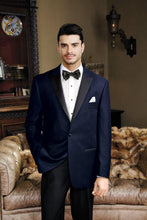 Cardi "Liam" Navy Velvet Jacket (Separates)