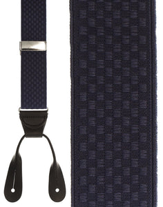 Cardi "Navy Checkers" Suspenders