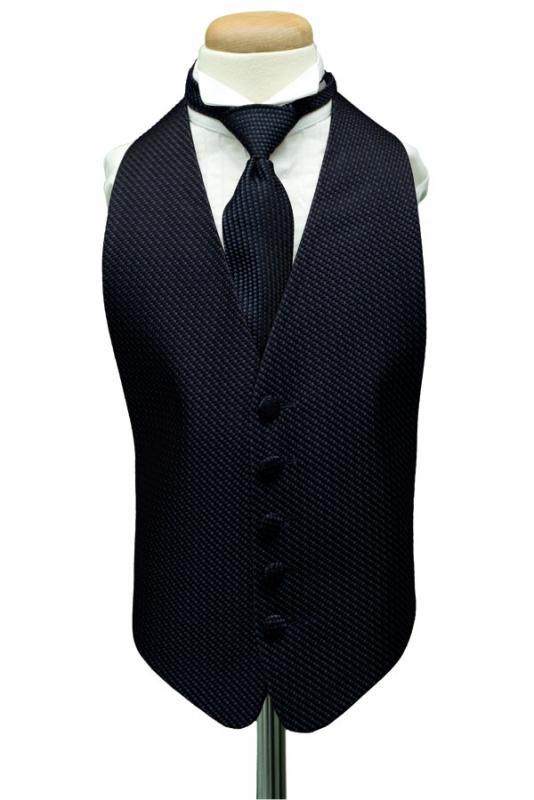 Cardi Navy Venetian Kids Tuxedo Vest