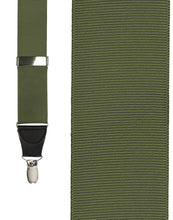 Cardi Olive Grosgraine Suspenders