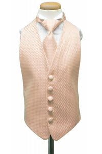 Cardi Peach Venetian Kids Tuxedo Vest