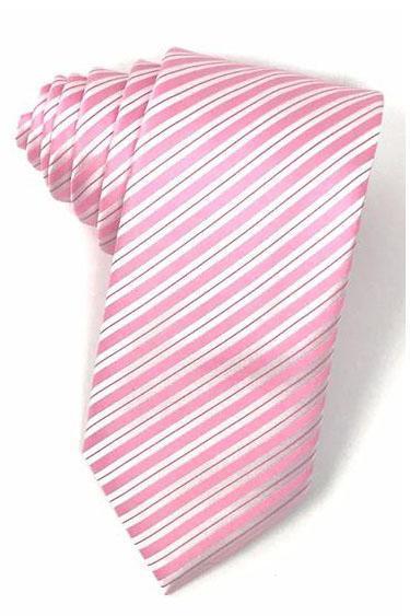 Cardi Pink Newton Stripe Necktie