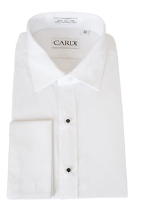 Cardi "Richard" White Spread Collar Shirt