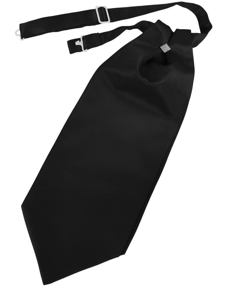 Cardi Black Luxury Satin Cravat