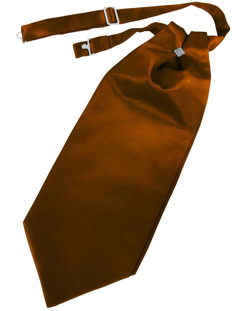 Cardi Cognac Luxury Satin Cravat
