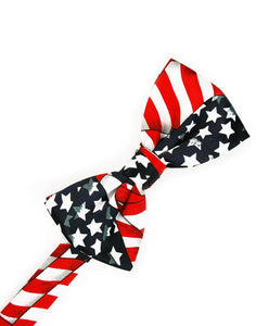 Cardi Waving Flags Bow Tie